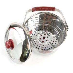 손잡이 있는 다용도 스텐 찜통 곰솥 들통 미니 스텐들통