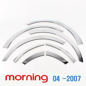 자동차 휀다가드 뉴모닝 크롬휀다몰딩 바퀴몰딩 익스테리어