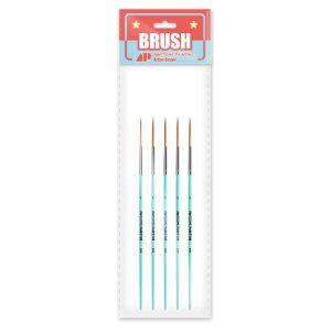 어썸페인팅 AP 라이너 디테일 붓 1호 (5개입)