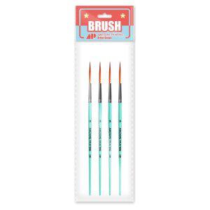 어썸페인팅 AP 라이너 디테일 붓 3호 (4개입)