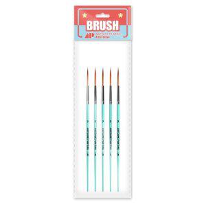 어썸페인팅 AP 라이너 디테일 붓 2호 (5개입)