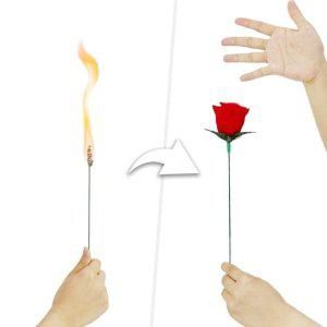장미 모양 토치 라이터 고급형 지포 기름 미포함