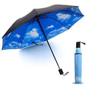 자외선차단 벚꽃 암막 양우산 구름하늘 우산 양산 UV