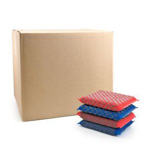 워니네 울스텐 수세미 강력 체크스타일 무포장(100개) 고밀도 우레탄폼