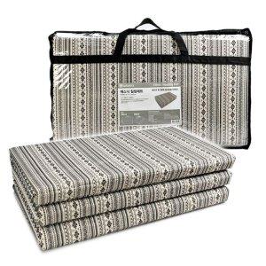 totobiz 국산 힐링 에스닉 피크닉매트 200x240cm 섬유코팅 방수 캠핑