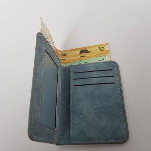 슬림 세로형 워싱가죽 지갑 미니반지갑 카드홀더 지폐 명함케이스 얇은 수납형 데일리템