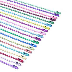 열쇠고리 구슬줄 칼라체인줄 300p 연결고리 부자재 악세사리