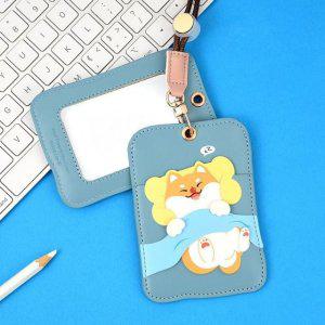 가죽 교통 카드 케이스 사원증 출입증 목걸이줄 명찰목걸이