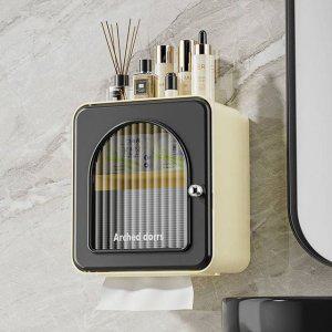 욕실 벽걸이 방수 휴지함 휴지걸이 화장지 수납함 롤휴지 케이스