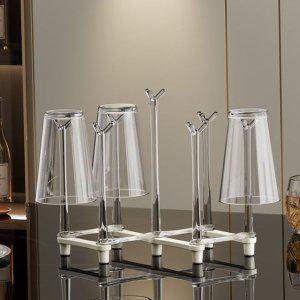 투명 물컵 수납 홀더 컵거치대 건조대 컵걸이 컵꽂이