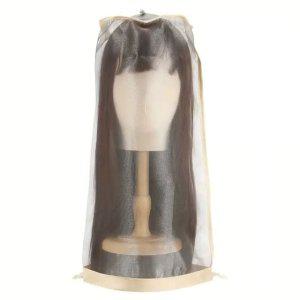 간편한 가발 보관 파우치 메쉬 방진 다용도 여행용