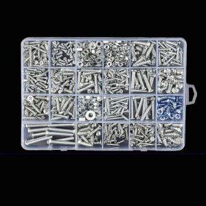 가구나사 바퀴 볼트 너트 와셔 24종세트 공구 나사못 공구세트