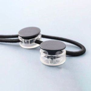 신발끈 조이개 스프링 버클 20p 고정클립 고정스프링 투명 매듭없는신발끈 운동화끈