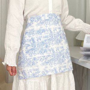 방수 허리 앞치마 여성용 카페 꽃집 화방 미술 오염방지 데일리 작업 에이프런