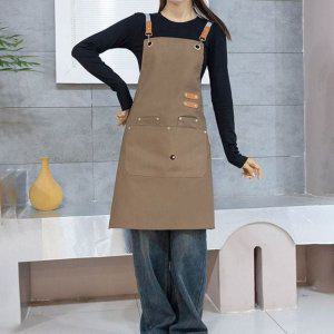 카페 공방 앞치마 바리스타 공방 미술 미용실 유니폼