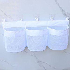 다용도 욕실 장난감 정리함 부착형 장난감 수납함 수납포켓 정리망