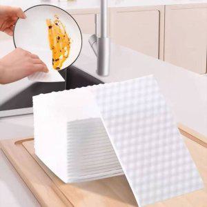 청소 설거지 스폰지 100매 주방 다용도 청소 기름때 제저 수세미