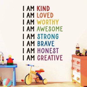 힐링 멘트 벽 스티커 2set 카페 현관문 배경 셀프 데코 인테리어