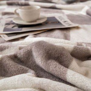 겨울 소파 체크 담요 쇼파 무릎덮개 차박 극세사 낮잠이불 100x120cm