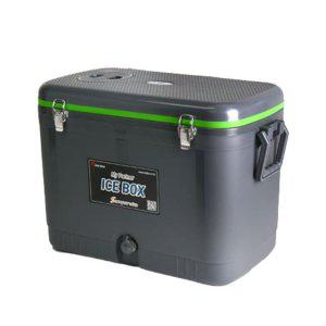 낚시 아이스박스 태클박스 어깨끈 캠핑 33L 회색(그린라인) 33리터