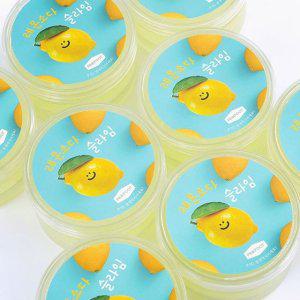 핑크풋 말랑 젤리 점토 촉감 놀이 키트 레몬소다 향 핑크 12개입 어린이 미술 교구 세트