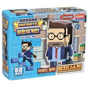 옥스포드 무한의계단 조립식 피규어 완구 직장인 캐릭터 블록 세트 선물용