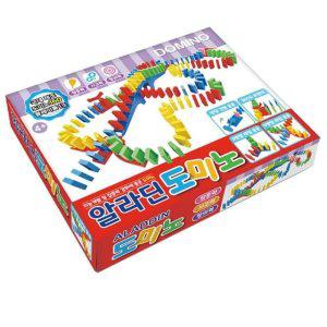 알라딘 도미노 게임 온가족 두뇌 발달 보드게임 어린이 실내 놀이 교구 장난감 세트