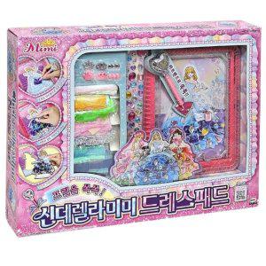 신데렐라미미 코디북 패션 디자인 스티커 놀이세트 공주 캐릭터 다꾸용품