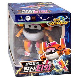 슈퍼윙스 일렉트릭 티키 변신 완구 무선 조종 로봇 유아 생일 기념 선물