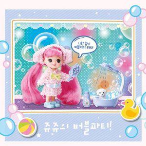 시크릿쥬쥬 별의여신 거품놀이 여아 선물용 피규어 세트 소꿉놀이 완구 130x140mm
