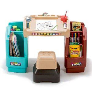 데스크 심플레이3 아트 책상 유아테이블 유아책상 크리에이트