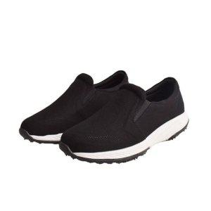 블랙 데일리슬립온 중년여성 외출운동화 여자운동화