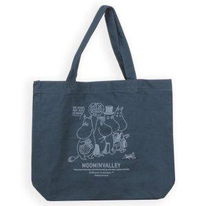 JMds 금홍팬시 에코백 무민 숄더백 에코백 숄더가방 (딥블루)