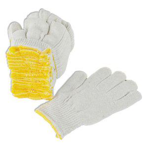 작업용 안전 면사 장갑 35g 100개입 1P 대용량 현장 공장 목장갑 택배