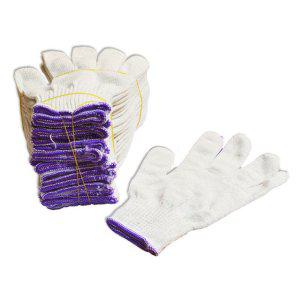 작업용 안전 면사 장갑 60g 100개입 1P 대용량 현장 공장 목장갑 택배