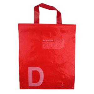 루프백 비닐봉투 1호(50장) 빨강D(32X42cm)