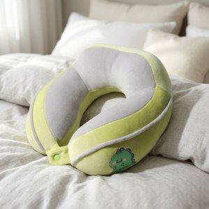 (모아픽) 여행용 목쿠션 캐릭터 목베개 휴대용 기내용 목베개 차량용