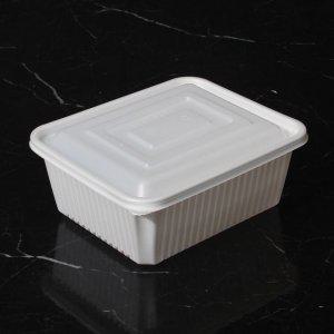 찜용기 JH 미니 사각찜용기 23199 백색200세트 일회용