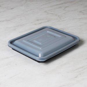 찜용기 JH 미니 사각찜용기 23193 블랙200세트 일회용