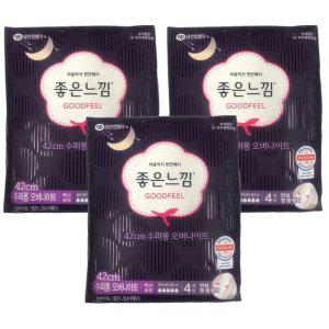 좋은느낌 수퍼롱 오버나이트 42cm 4입 x 8팩