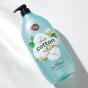 자연의 신선함을 담은 목화꽃향 샤워 바디워시 1200g