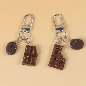 커피원두 폰고리 핸드폰줄 키홀더 열쇠고리5p 가방장식