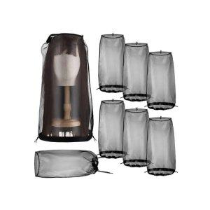 간편한 가발 파우치 방진 여행용 보관 메쉬 다용도