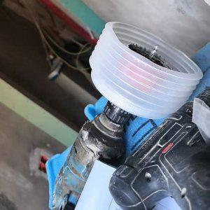 홀쏘 분진커버 타공 목공 125mm 집진커버 방진 일반형