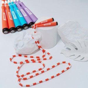 김수열 줄넘기 홈트줄넘기 학교줄넘기 색동 3컬러 유산소 운동 전신 칼로리 소모