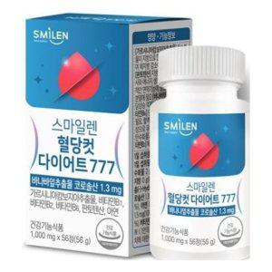 건강보조식품 혈당컷 다이어트 777 56정 KS스마일렌