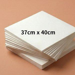 사각 종이호일 다용도 에어프라이어용 대용량 화이트 37cm x 40cm 1000개