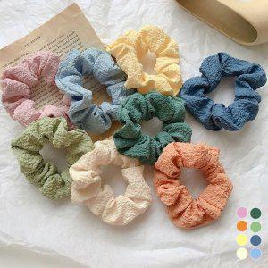 파스텔 헤어밴드 헤어슈슈 쥬얼리 머리곱창 슈슈 왕곱창밴드