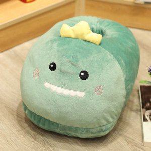 발쿠션 발워머 발방석 공룡 소프트한 귀여운 깜찍한