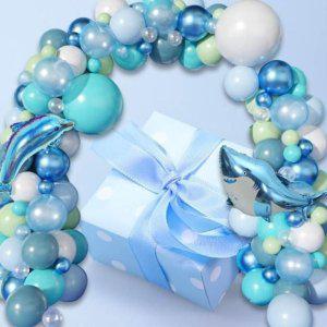 생일풍선 파티용품 어린이집 어린이날 행사 유치원 행사 이벤트용품 고래 상어